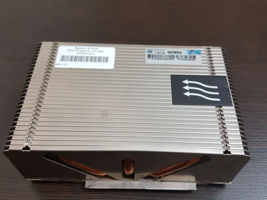 هیت سینک استاندارد پردازنده سرور  HP HeatSink َAssembly Standard (654592-001) Proliant DL380p G8/DL388p G8/DL560 G8