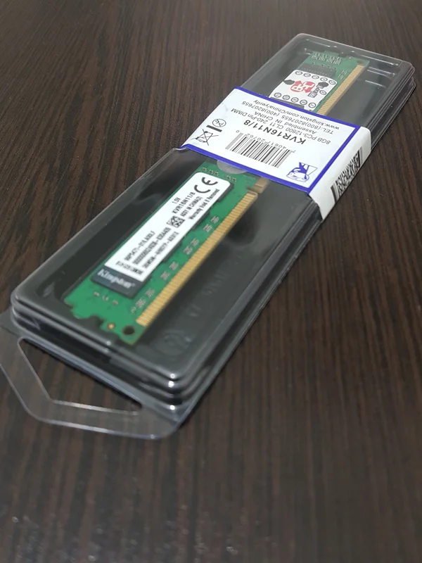 حـافظه رم کـامپیــوتـر دسـکتــاپ کـینگـستـون Kingston RAM 8GB DDR3-1600MHz PC2-12800 SDRAM Desktop Memory