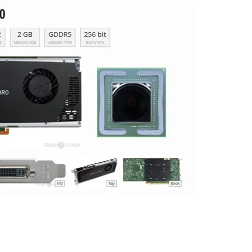 کارت گرافیک  Nvidia Quadro 4000 2GB DDR5