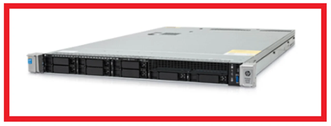سرور G9 سفارشی اچ پی HPE ProLiant DL360 G9 Server  با رم 32 گیگ، 4 عدد هارد 300 گیگ، SSD یک عدد 120 گیگ، و 40 هسته