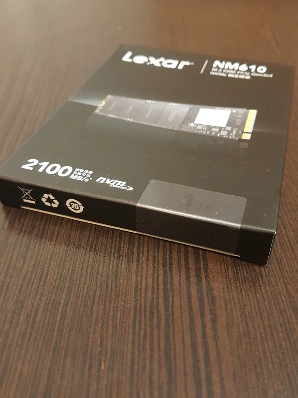 هــارد/حــافظـه "اس اس دی" نـوع "ام2" لــکسـار Lexar NM610  1TB PCIe NVMe SSD M.2 Memory/Hard(2280)