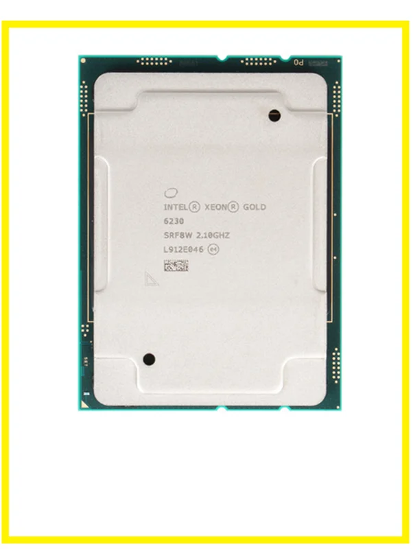 پـردازنده/سـی پی یو (نـو) گُـلــد اینتـل زئون سِـرور Server CPU Intel® Xeon® Gold 6230 Processor(New) @ up to 3.90GHz / Socket: FCLGA3647 (P/N:  CD8069504193701)