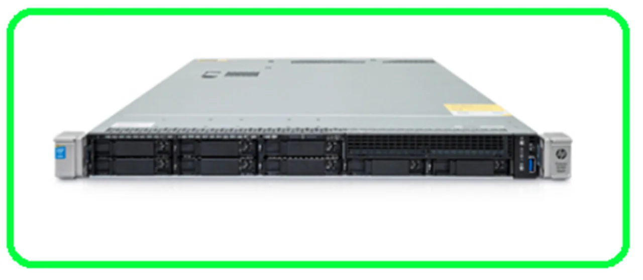 سرور G9 سفارشی اچ پی HPE ProLiant DL360 G9 Server با رم 32 گیگ، 2 عدد هارد 300 گیگ، SSD یک عدد 120 گیگ، و پردازنده های  3.5 گیگاهرتزی