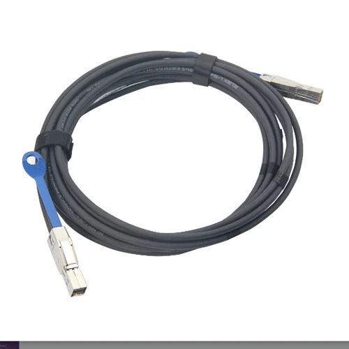 کـابل SAN ســرور  12G External Mini SAS HD Cable, IPASS X4 High-Density SFF-8644 to SFF-8644 Connectors(2m)