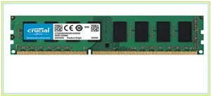 حـافظه رم کـامپیــوتـر دسـکتــاپ کـــروشیــال Crucial RAM 8GB DDR3 1600 MHz CL11 Desktop Memory (CT102464BD160B)