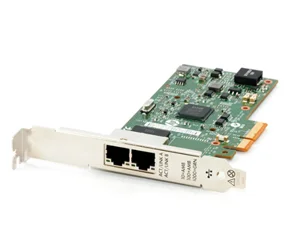کارت شبکه 2پورت الکتریکال برد توسعه ای PCIe سرور اچ پی HP Proliant Servers 1Gb-Ethernet  DP-RJ45-10/100/1000Mb 361T PCI-E 2.1 X4 Network Adapter Card/Board (656241-001)(652497-B21)(652495-001)