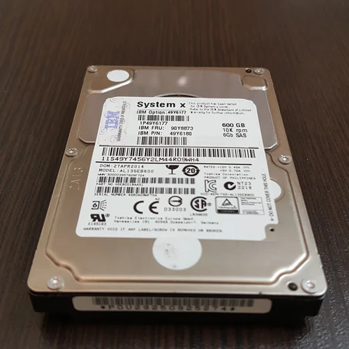 هارد نو سرور اچ پی hp Server 600GB, 10k, 6Gb/s , SFF SAS HDD-new