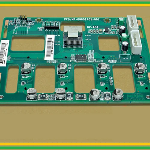 بک پلین 4-تایی 3.5 اینچی(4LFF) هارد درایو سرور اچ پی HP 4-Bay LFF SAS/SATA BackPlane Board for ProLiant ML150 G6 Server(466509-001)